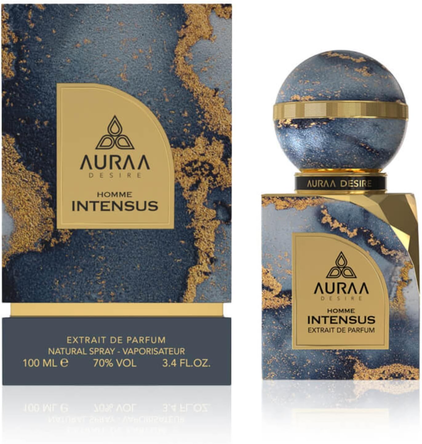 Homme Intensus Extrait de Parfum 100ml – Unisex Perfume Long-Lasting Perfume for Men & Women – Woody Oriental scent with Citrus, Tobacco, Patchouli & Tonka Bean