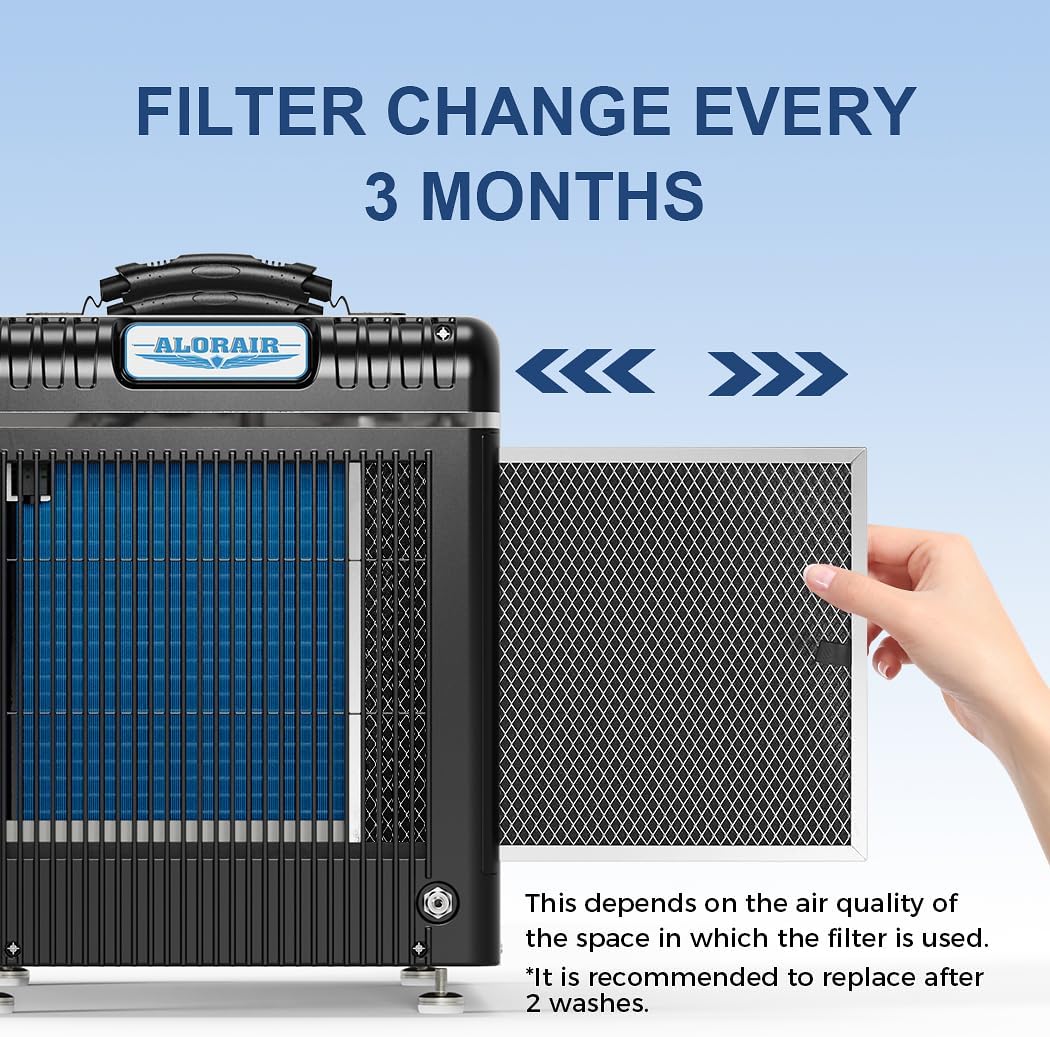 ALORAIR MERV-1 Air Filter for Basement Dehumidifiers Sentinel HD90/HDi90 Series Furnace Filters 3 Pack (12.6 × 10.1 × 0.4 in)