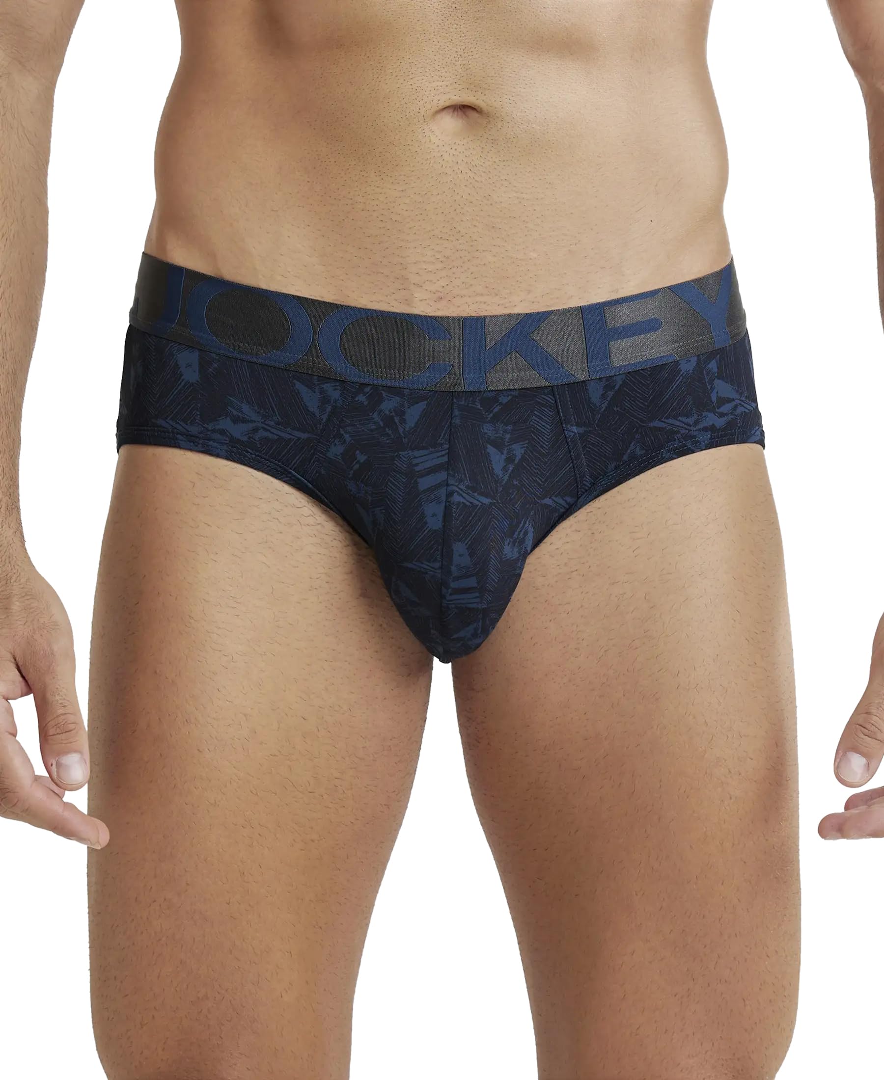 jockey IC29 Men's Tactel Microfiber Elastane Stretch Printed Brief with Moisture Move Treatment (Prints May Vary)-picture-19