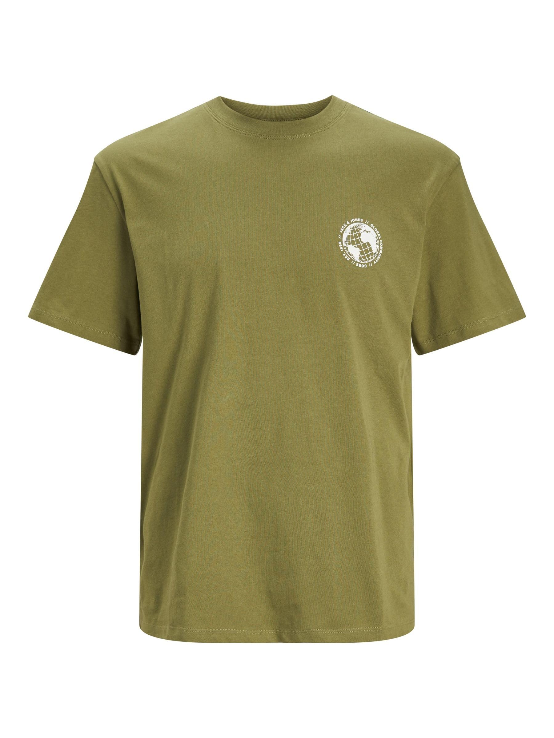 JACK & JONES Men's Polo Shirt, Olive Branch, XL