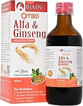 Bjain Omeo Alfa & Ginseng Syrup, 200ml, Suger Free