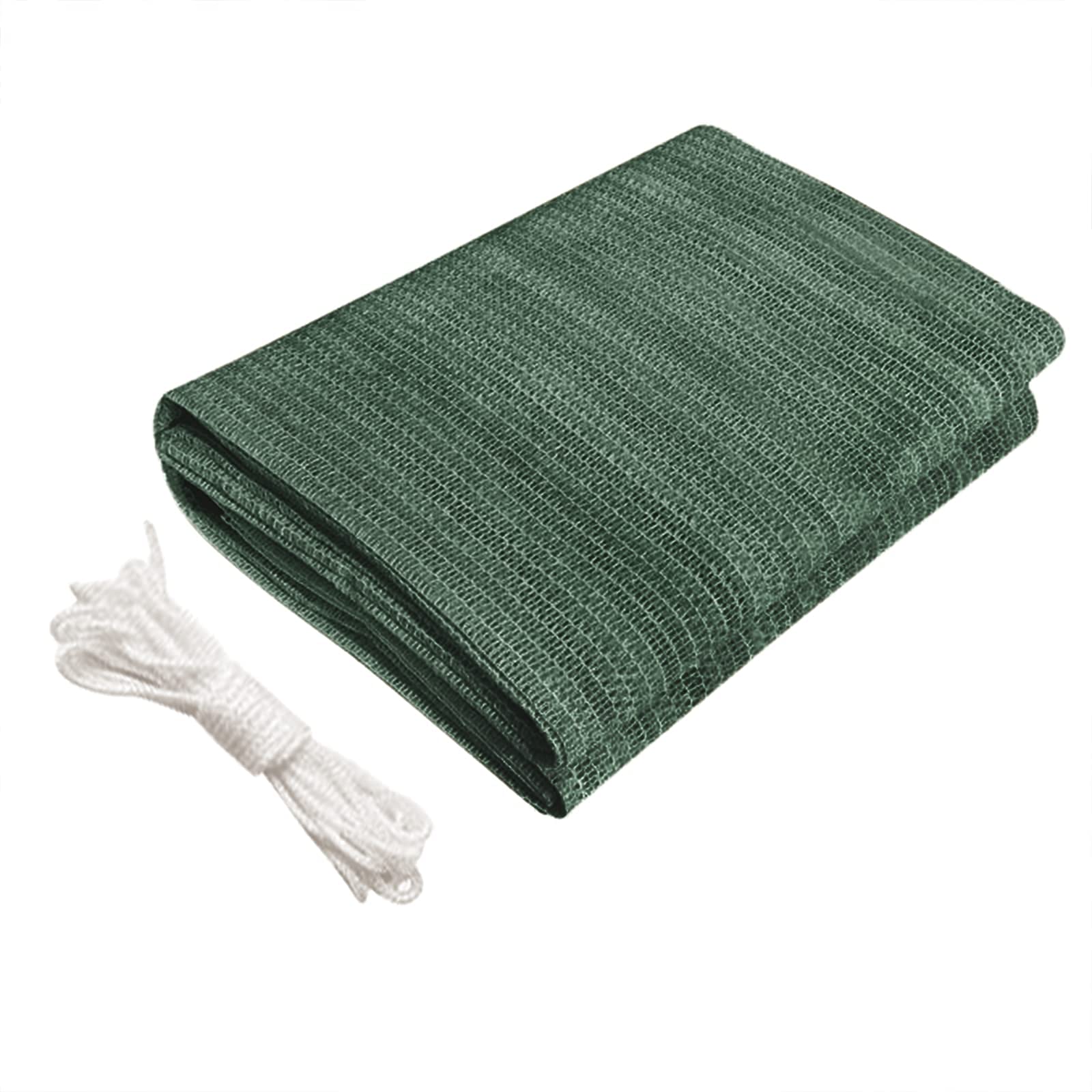 OhMill Sunblock Shade Cloth with Grommets Succulent Greenery Sun Protection Netting Greenhouse Covers Fabric Mesh Tarp 70% Shading Rate (Blue-Green)