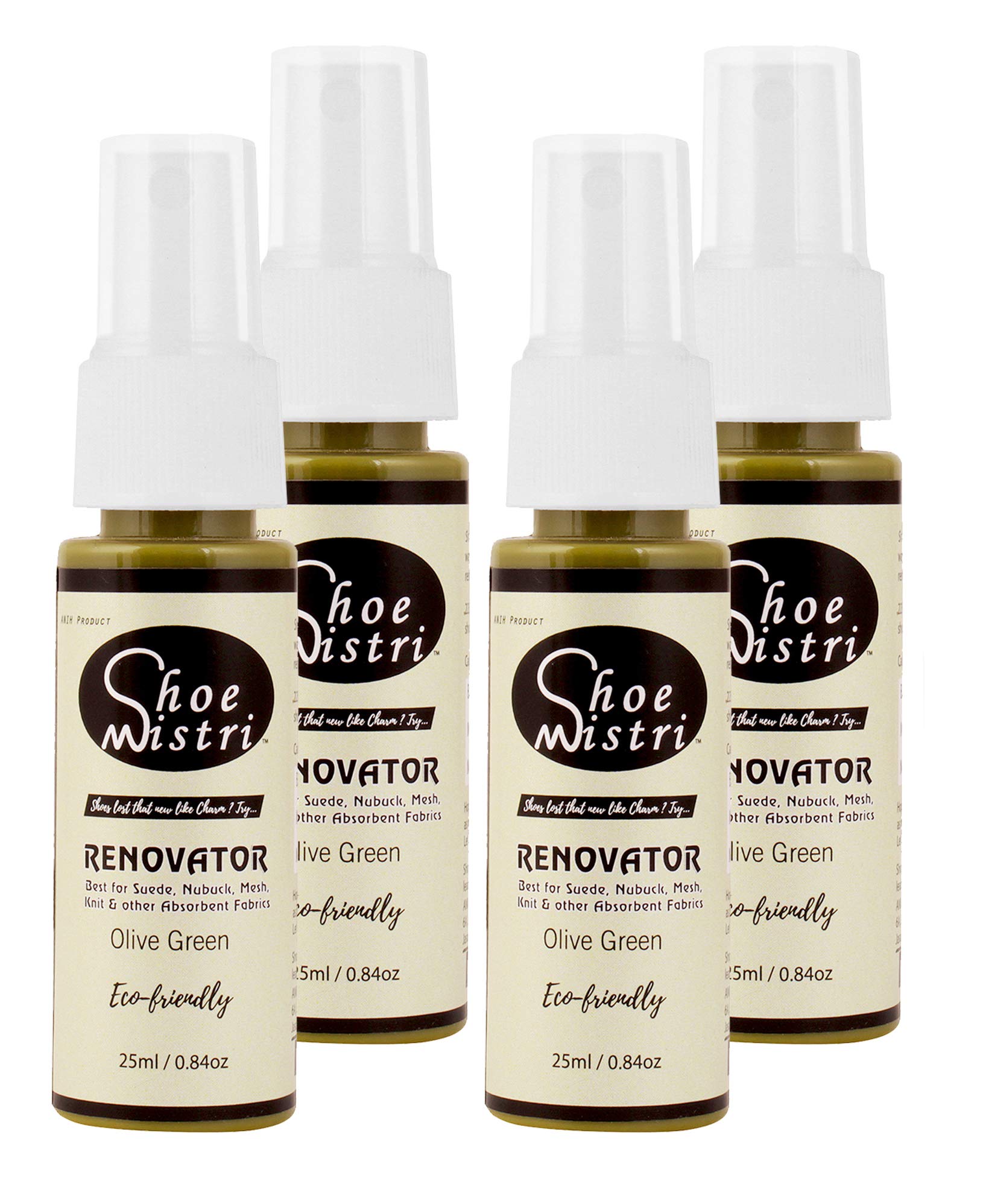 Shoe Mistri Olive Green Shoe Renovator Miniature - 25 Ml (Pack of 4) (B081RH2BTM) Amazon Price History, Amazon Price Tracker