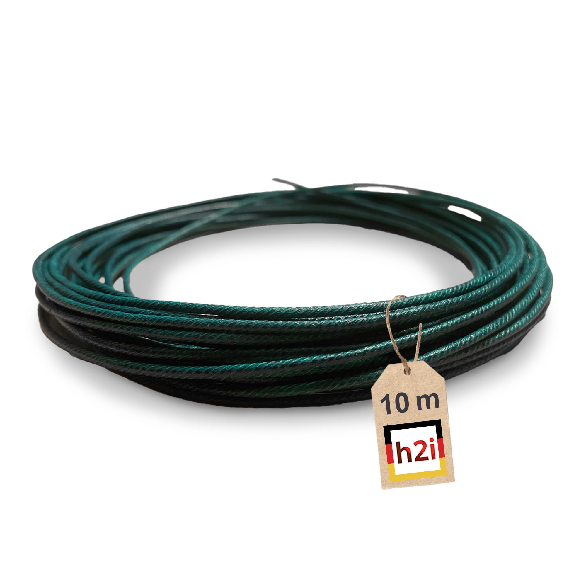 h2i Zündschnur | 10 m | Ø 2,0 mm | +/- 90 s/m | Anzündlitze Grüne Visco ideal für Pyrotechnik, Feuerwerk & Outdoor-Effekte | Sicherheit & Zuverlässigkeit | Flexibel zuschneidbar