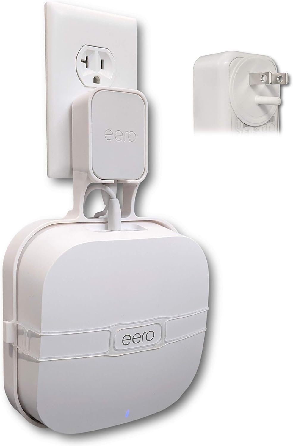 The eero Genie Pro for New eero 6 PRO Wall Mount Outlet Holder Stand (3-Pack)  Design Winner!