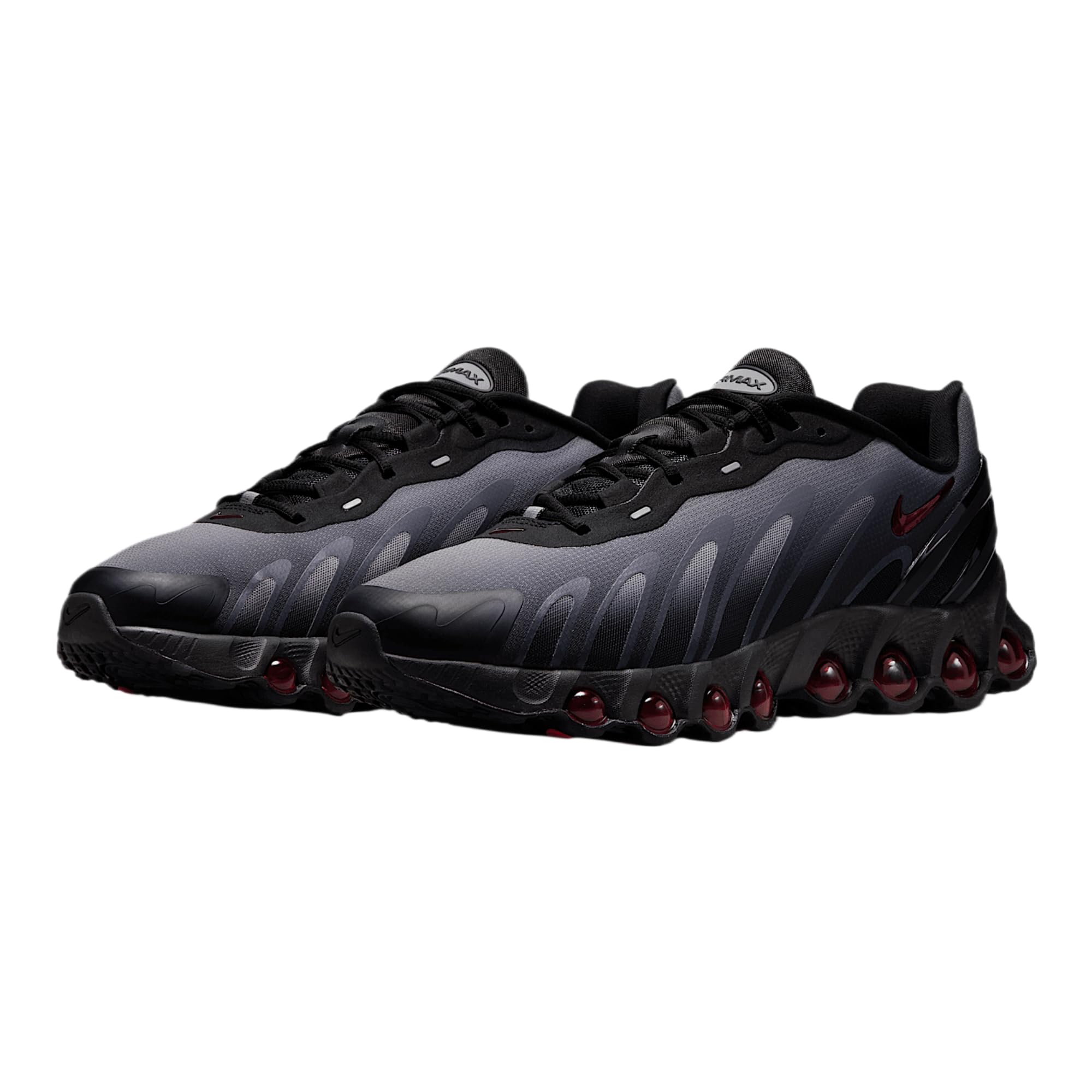Nike Air Max Dn8 Men's Shoes (FQ7860-011, Black/Anthracite/Pure Platinum/Gym Red) Size 12