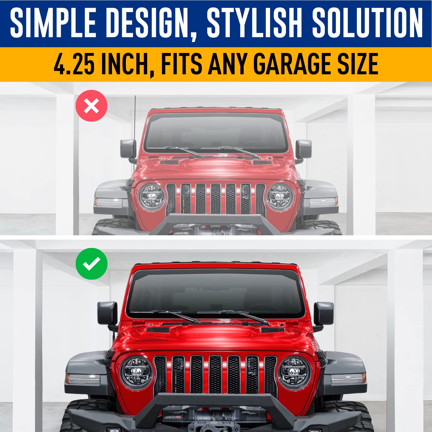 Buy Bullet Antenna Mast for Jeep Wrangler JK JL Gladiator 20072022