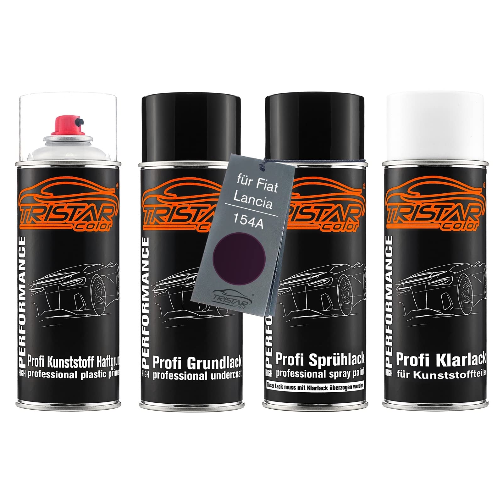 TRISTARcolor Zestaw w sprayu do plastiku do Fiat 154A Mirtillo Monello Perl