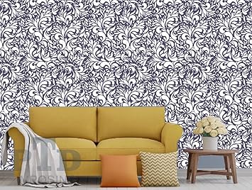 PTD Imposing | Texture Design Wall Design Painting Stencils for Wall and Home Decor, Re-useable and Washable (Pack of 1) (24 x 24 inch)