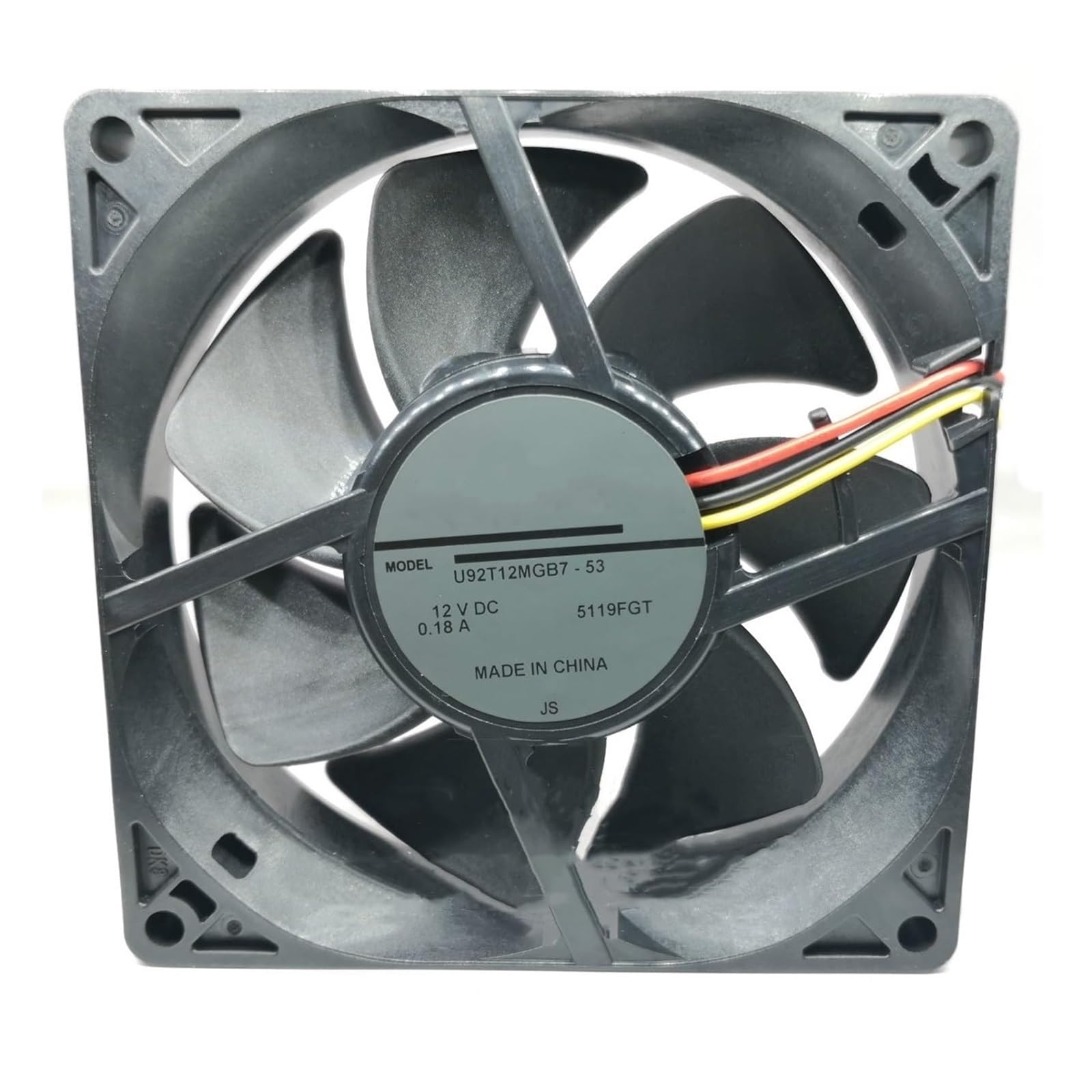 LZIKKGKI 9025 9CM DC12V 0.18A 3 Lines Fan U92T12MGB7-53
