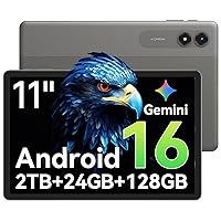 TABWEE Android 16 Tablet 11 Pollici - 24GB RAM+128GB (2TB TF)