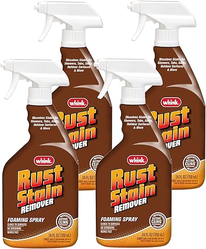 Miniatura 12 de Rust-Oleum Whink removedor de manchas de óxido Quitamanchas de hierro de gran potencia para inodoros y lavabos blancos, telas y alfombras