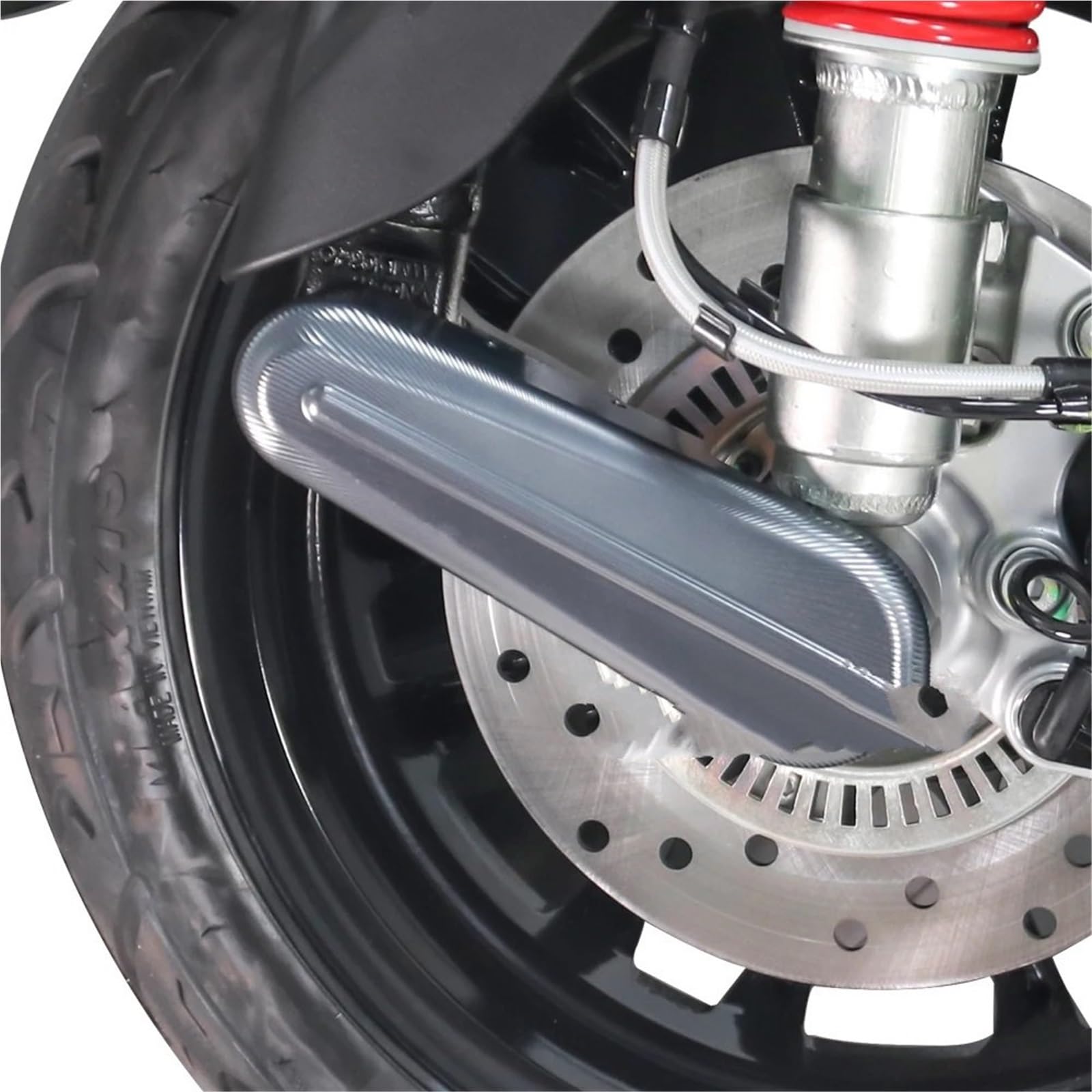 Osłona tylnej tarczy hamulcowej Pasuje do VESPA Primavera150 125 wiosna 150 Sprint 2016- GTS 300 GTV osłona ramienia hamulca tarczowego(D)