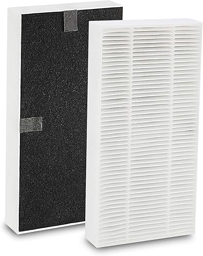Paquete de 2 filtros de repuesto para purificador de aire Febreze de doble acción HEPA tipo FRF102B, modelos FHT170, FHT180, FHT190 y apto para