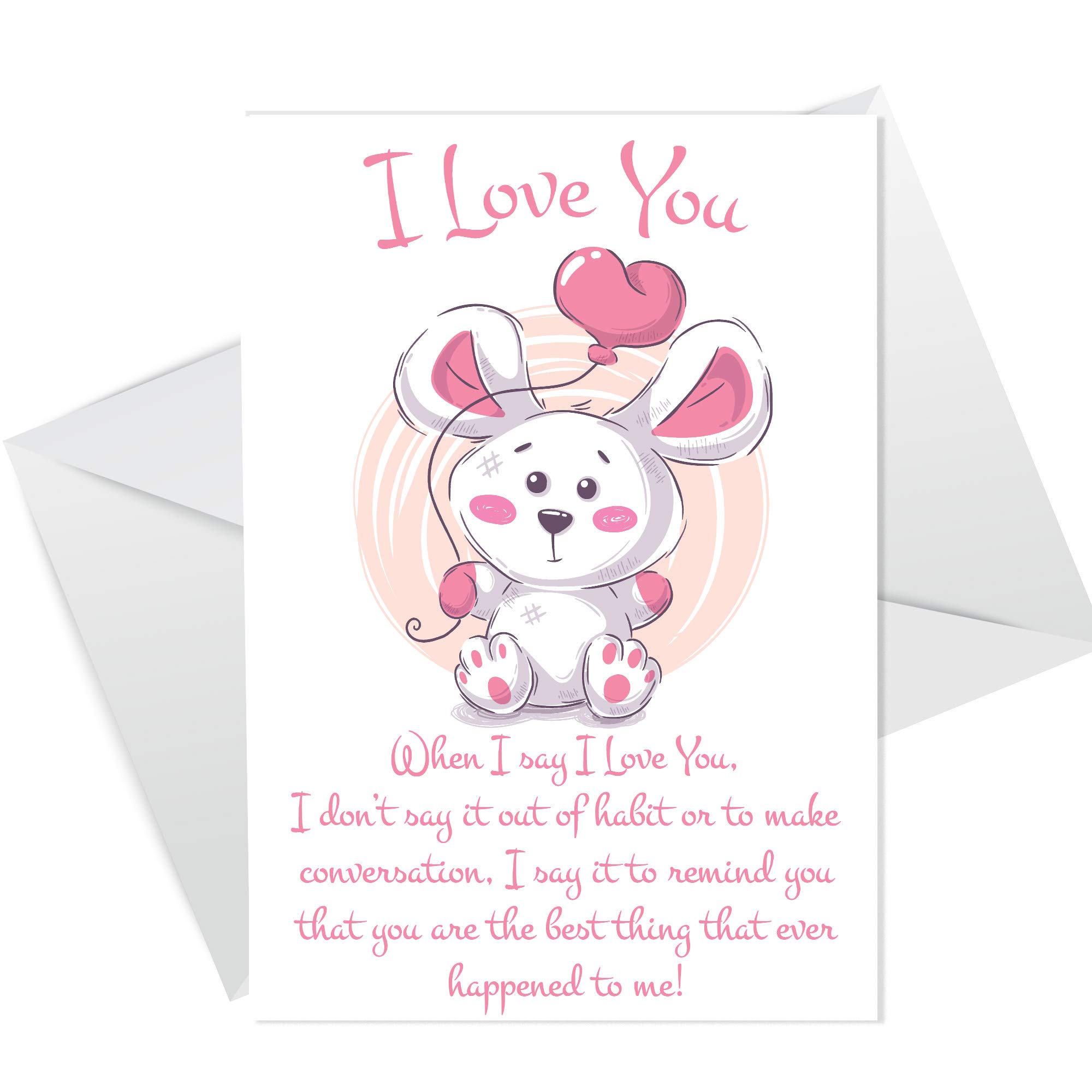 Cute Valentines Day Card For Him Her Anniversary Card For Husband Wife