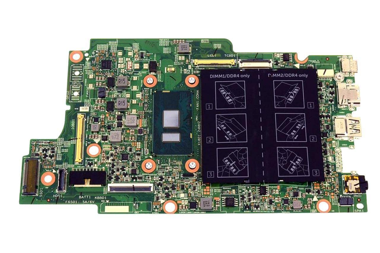 EbidDealz Replacement for Laptop Motherboard Intel Core i3-6006U 2.0 GHz DDR4 SDRAM On-Board HD Graphics 520 Dell Latitude 3379 NMKX7 0NMKX7
