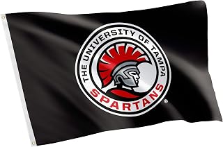Desert Cactus University of Tampa UT Flag - 3 x 5 Feet Spartans Banner, Indoor/Outdoor Durable Fabric, 100% Polyester Design (Style 2)