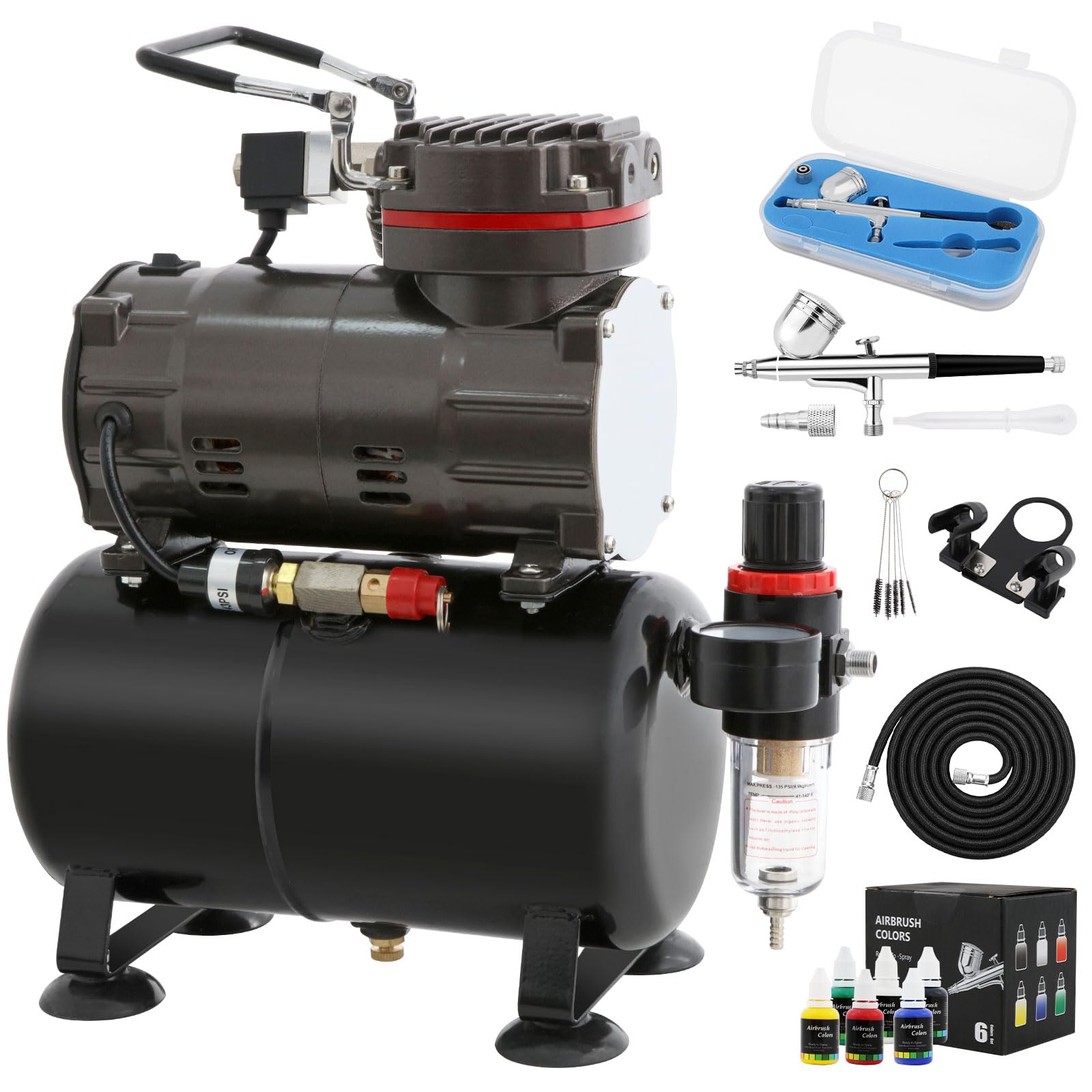 Kit aerografo set compressore con compressore, Professionale Compressore Aerografo aerografo accessori,Il Trucco e L'artigianato, Il Design Delle Unghie