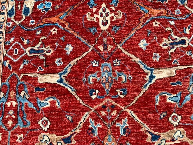 5 x 8 ft Afghan Handwoven Bokhara Wool Area Rug - (237 x 153 cm) Medallion Pattern for Elegant Home Décor