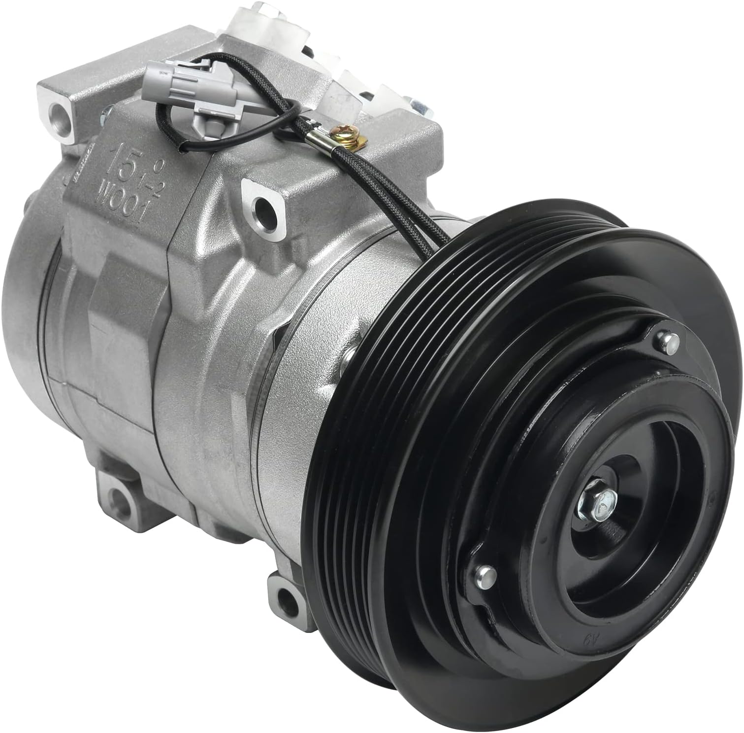 Replacement AC Compressor and Clutch Kit - Compatible with Toyota Vehicles - 2003, 2004, 2005, 2006, 2007, 2008 Corolla, Matrix 1.8L - Replaces 8832002120, CO 27000C, CS20101, 295525NH, 144004C, 1419N