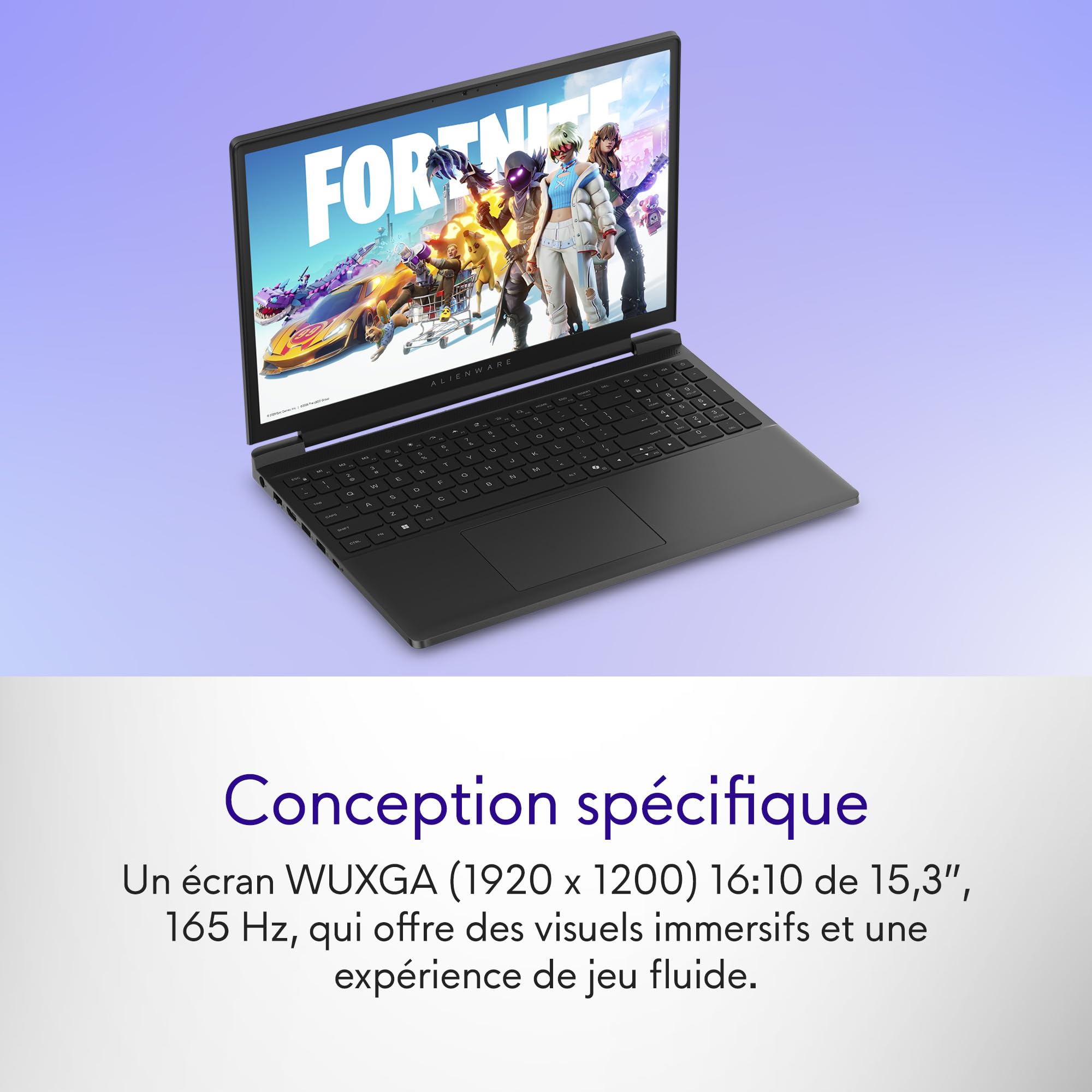 Ordinateur Portable Alienware 15 - Intel Core 7 240H, NVIDIA RTX 5060