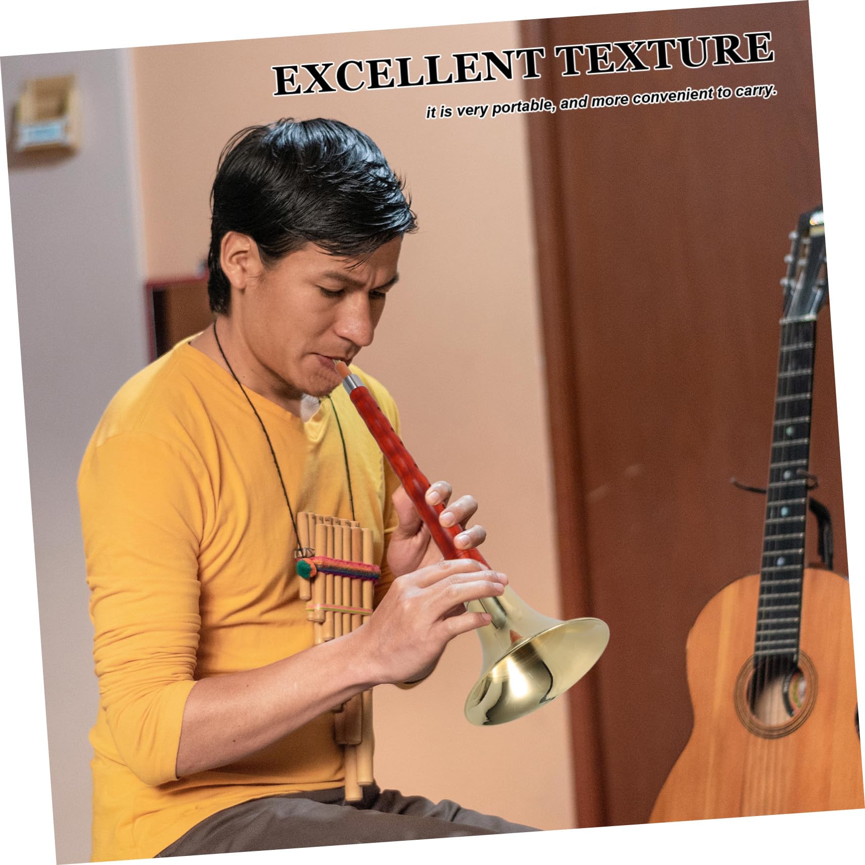 Strumento Musicale Suona Cinese in Legno di Palissandro G, Set Professionale per Principianti e Studenti, Tradizionale e Leggero, Facile da Trasportare da Suonare Colore Casuale