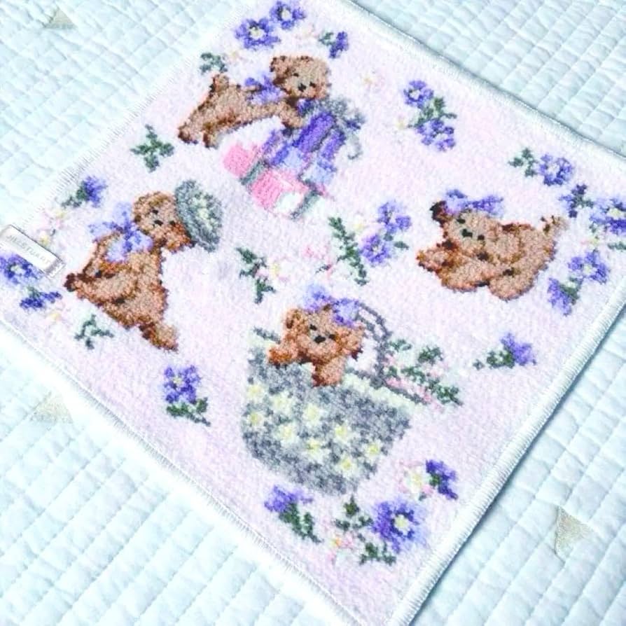 人気完売❗ジルスチュアート❤シェニール織り タオルハンカチセット❤トイプードル ジルスチュアート JILLSTUART シェニール織 タオルハンカチ トイ