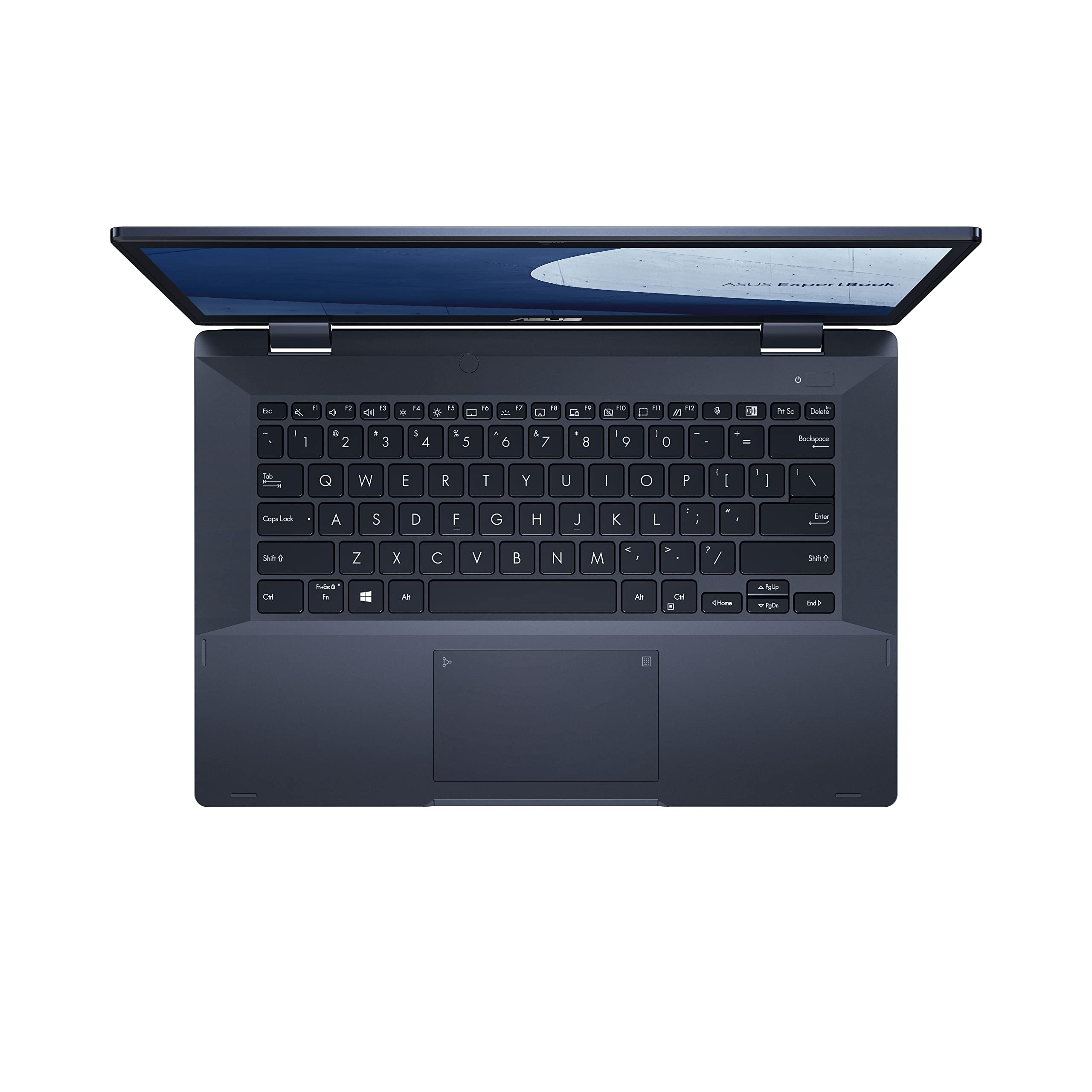 ASUS ExpertBook B3 Flip B3402FBA-EC0690X - Ordenador Portátil 14" Full HD (Intel Core i3-1215U, 8GB RAM, 256GB SSD, UHD Graphics, Windows 11 Pro) Negro Estrella - Teclado QWERTY español