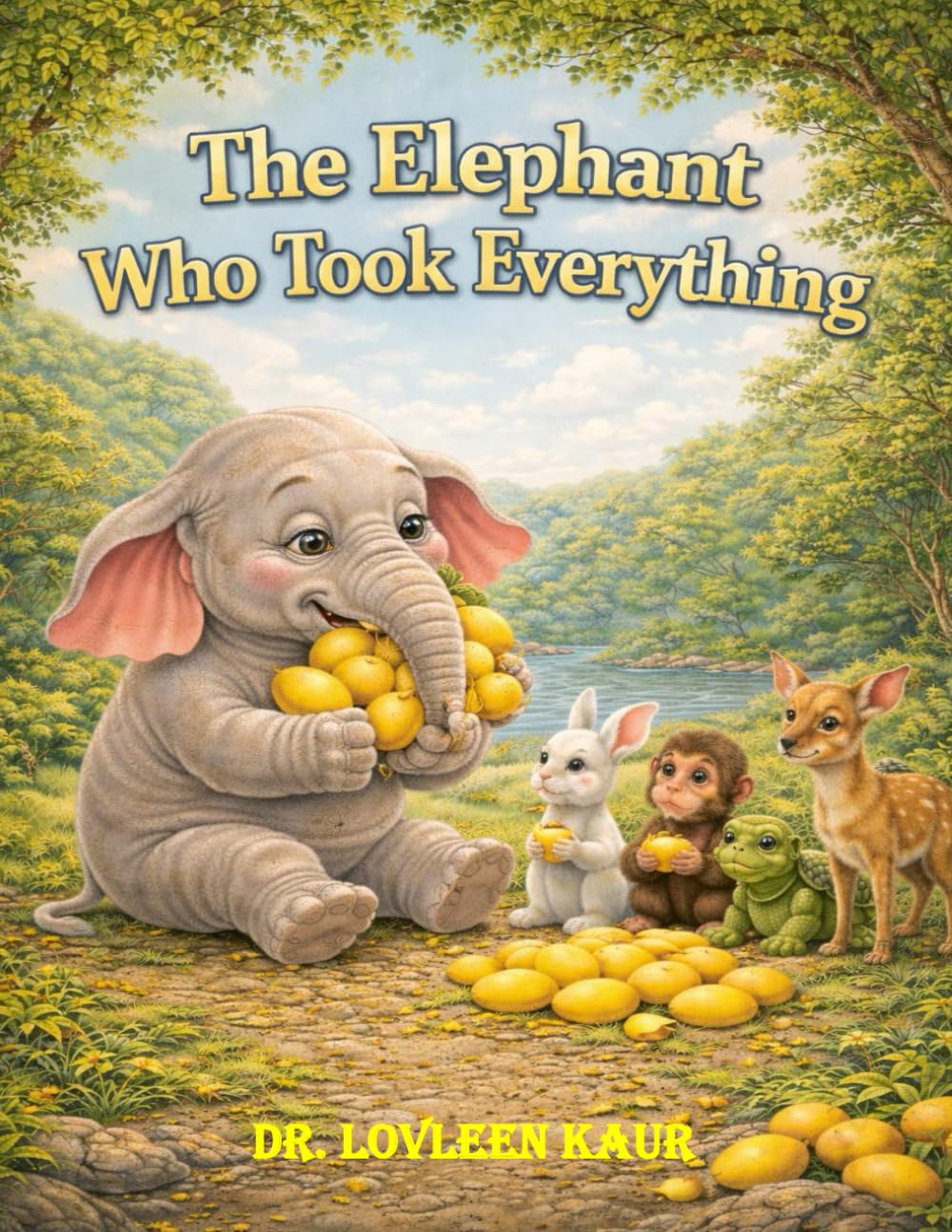 The Elephant Who Took Everything: A Jungle Moral Story About Greed, Sharing, and Kindness for Kids (Greed Stories for Kids, Volume 1: Jungle Animal Tales About Sharing, Kindness and Good Values)