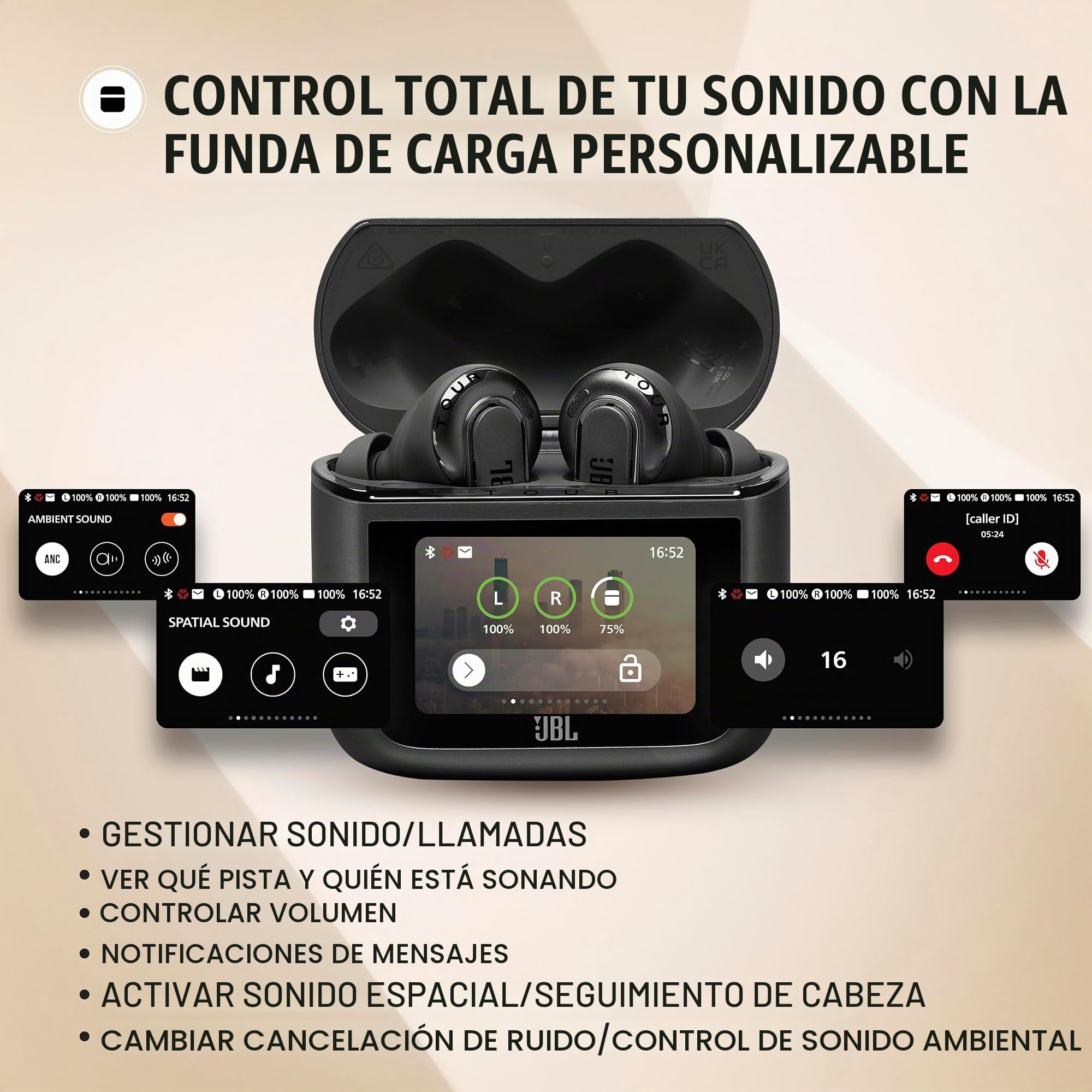 JBL Tour Pro 3 - (Latte) : Amazon.es: Electronics