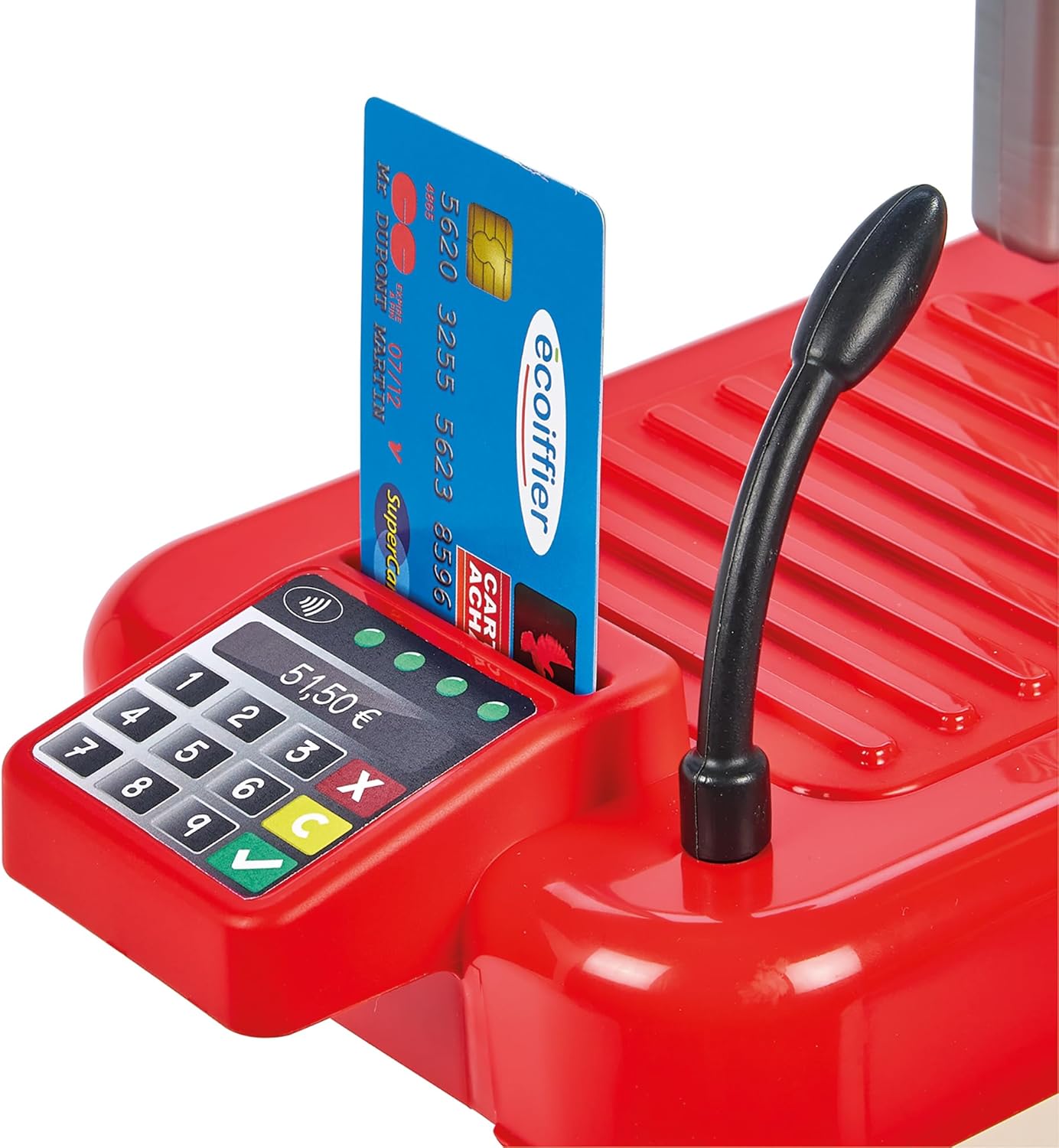Ecoiffier Toy – 1676 – Cash Register + Trolley – Role Play for Children – Guaranteed from 18 Months
