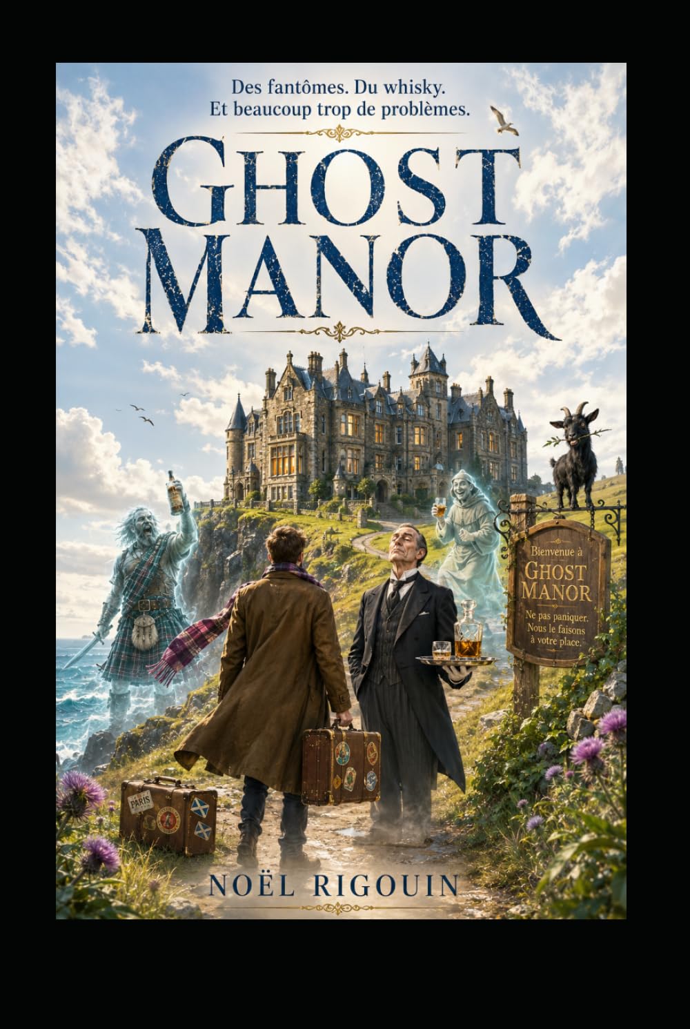 GHOST MANOR: Des fantômes. Du whisky. Et beaucoup trop de problèmes.