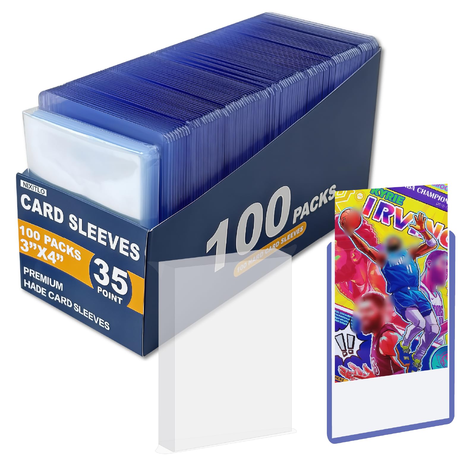 football card sleeves and top loaders Nixitlo 200 for Cards for Baseball, Football, MTG Cards, Ultra-Clear Protectors for Trading Collectibles (100 Hard Sleeves+100 Soft Sleeves) : Toys & Games Product Color:Purple PSA Slabs for gaming cards 4 MTG Final Fantasy