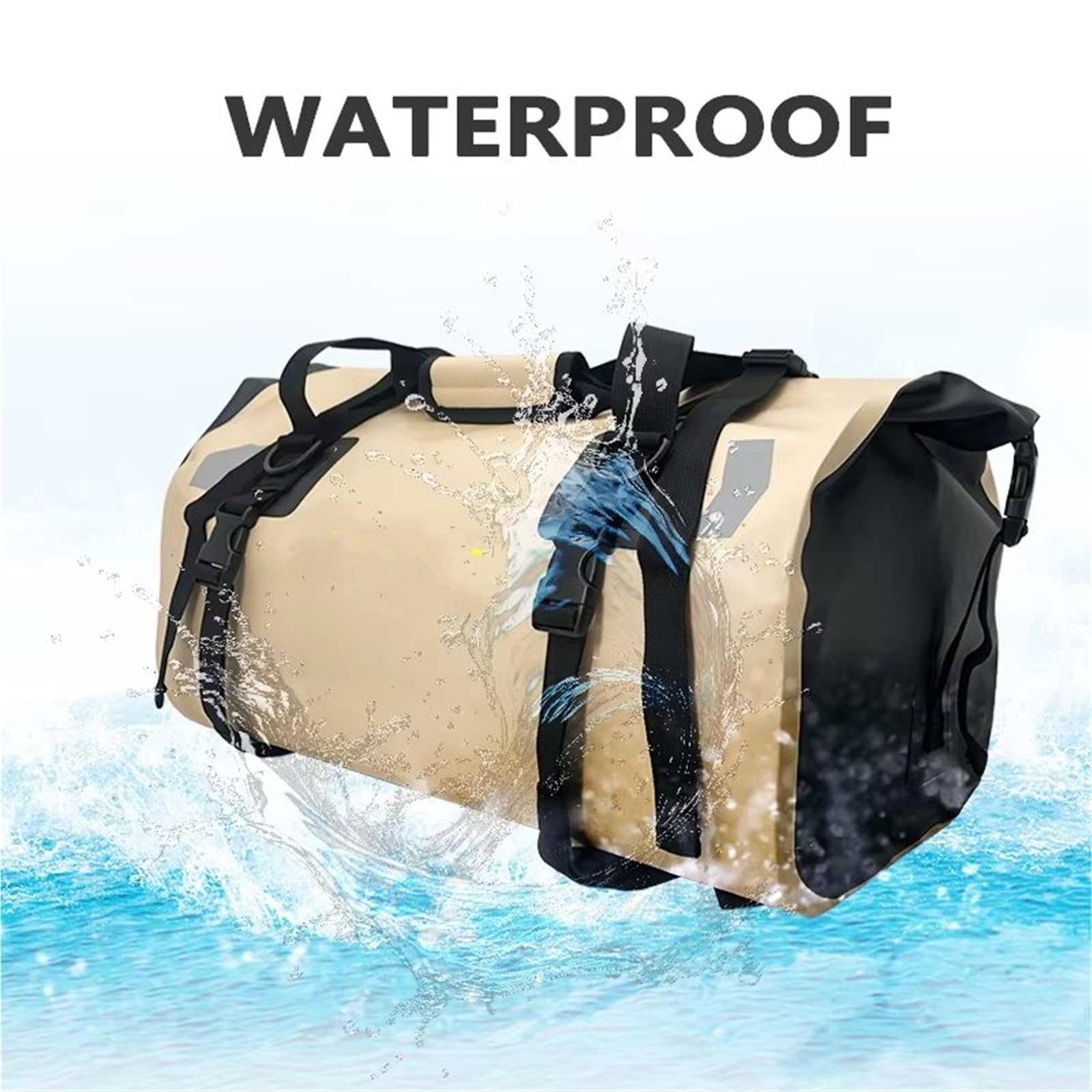 Moto Sacoche Selle Sacoche Arrière Étanche Pour Moto Sac De Voyage À Dos Pour Bagages Secs En Plein Air Selle Pour