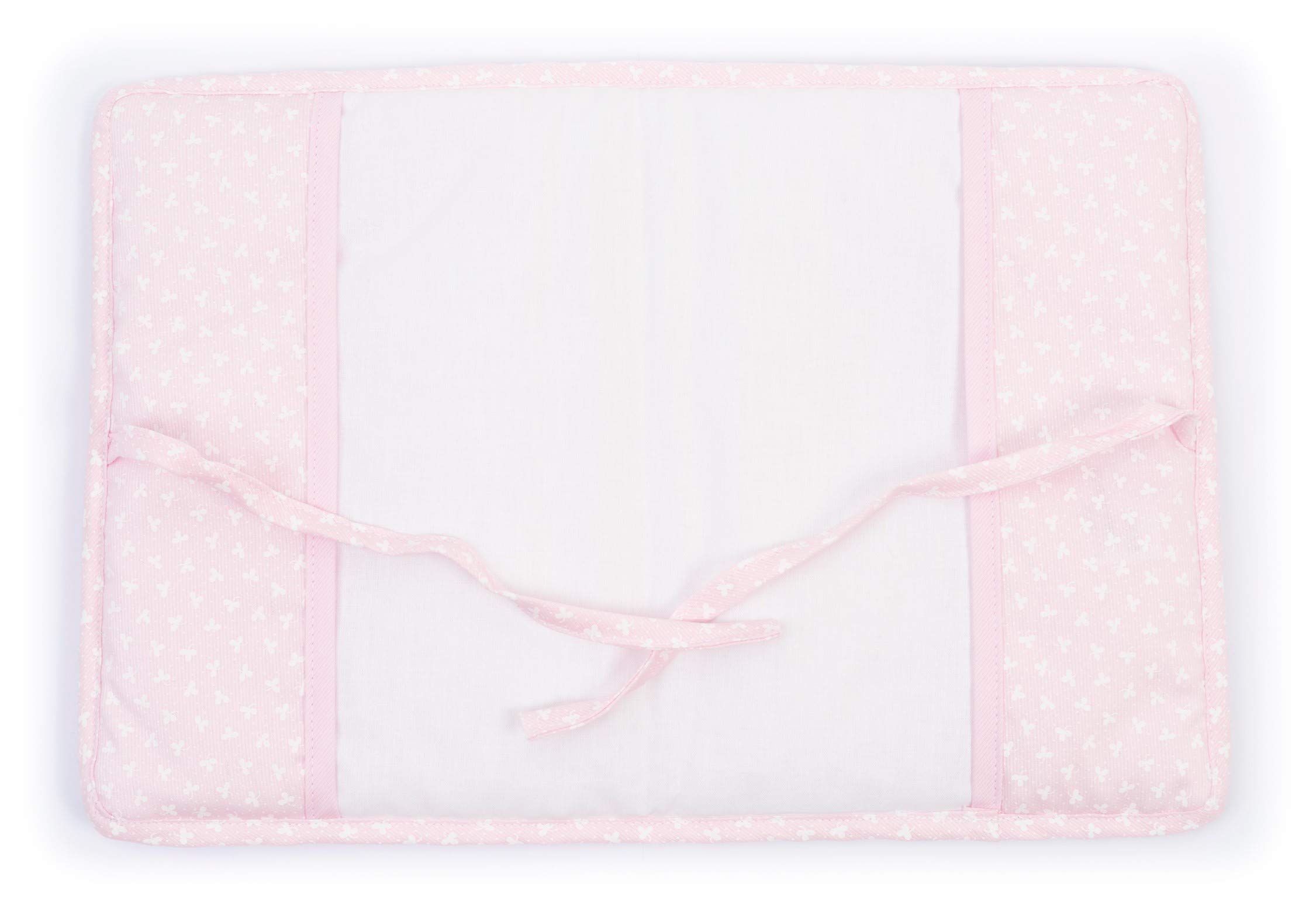 Filet Cubre libreto Amp1128R Sanitario Cover Documentos Sanitarios Recién Nacido para bordar, Color Rosa, 100 G