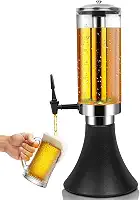 Chopeira, 3 Litros com Lluminação de Led Colorido, Chopeira 3 Litros, Torre De Chopp Cervejeira