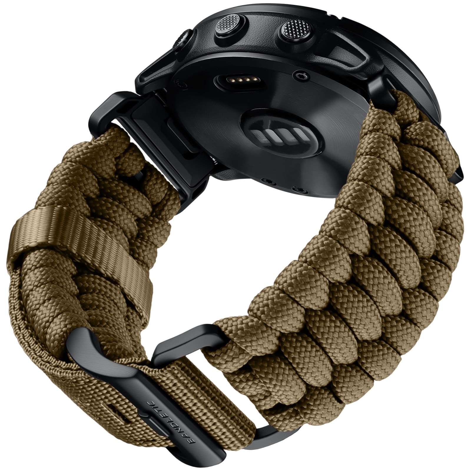 Bandletic Upgraded Paracord Band Compatible with Garmin Watch 26mm