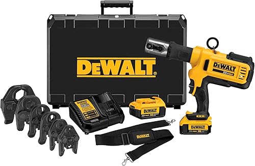 Miniatura 3 de DEWALT 20V MAX Cordless Plumbing Pipe Press Tool Kit with Crimping Heads, Pro Press Tool For Copper Pipe and Stainless Steel Pipes, ½”-1 ¼”, 2