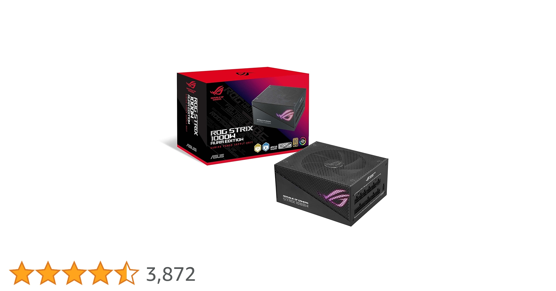 新品未使用 ROG-STRIX-1000G 80 PLUS GOLD ROG-STRIX-1000G | ROG Strix | Gaming Power Supply Units｜ROG