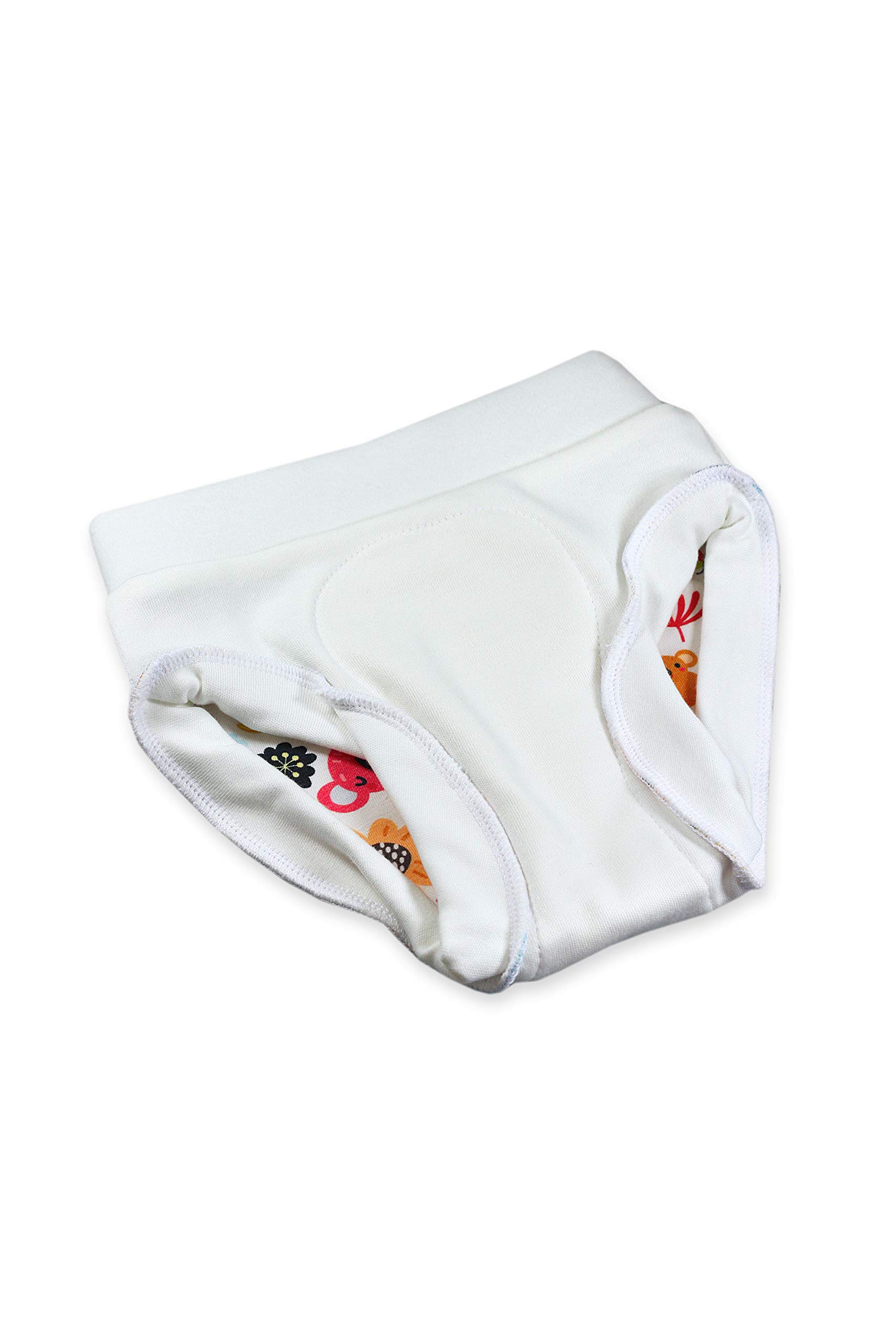 Petit Lulu Training Überhose Größe S (10-12,5 kg) Fluffy Organic Baby Trainerhöschen Waschbar & Wiederverwendbar Trainer Stoffwindeln Hergestellt in EU (Koala)