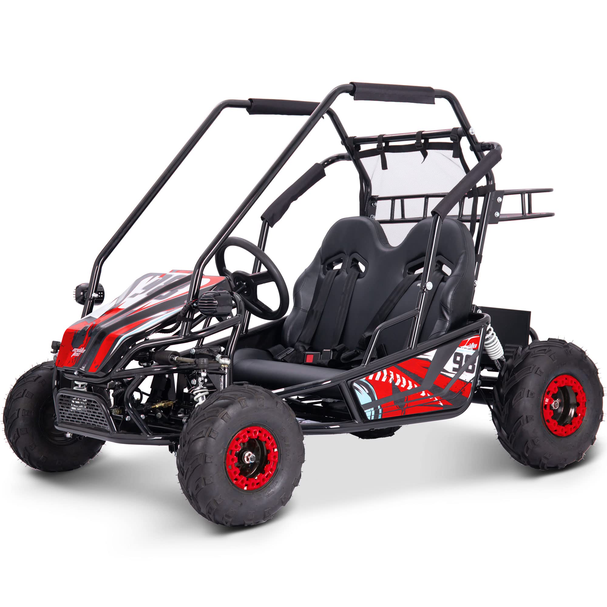 MotoTec Mud XL 60v 2000w 電動ゴーカート フルサスペンション レッド