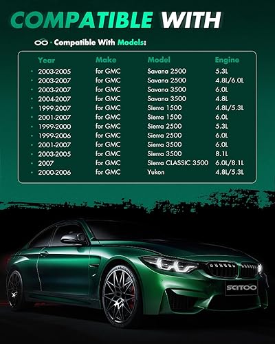 Vista 1524 de SCITOO 1 bobinas de encendido con 4 bujías de iridio para Chevrolet 2011-2015 Cruze 1.4L 2016 Cruze Limited 1.4L 2012-2020 Sonic 1.4L 2013-2021 Trax