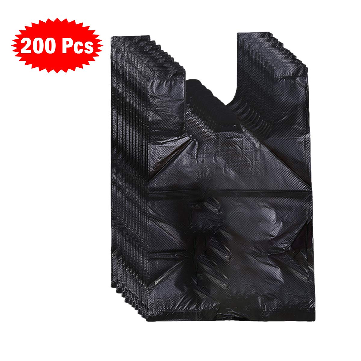 Icecode Disposable Sanitary Bags, 200 PCS Women Personal Disposal Bags Black Waste Bags for Sanitary Napkin (200 pcs)