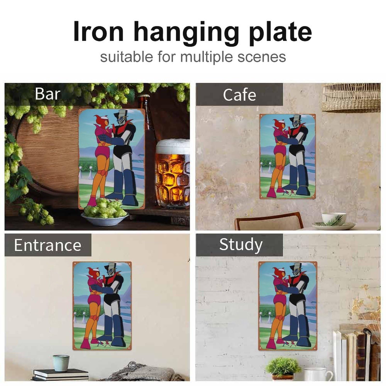 Amazon.co.jp: MAZINGER Z AND APHRODITE A アニメ ポスター レトロ