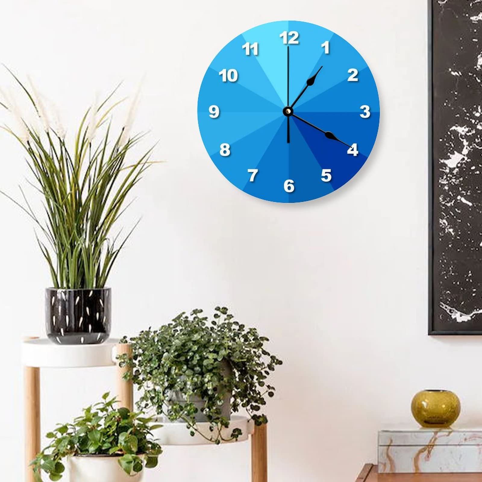 Orologio Da Parete Gentpovth 8 Pollici - Senza Ticchettio, Numeri Leggibili, Design Elegante Per Interni - Foto 11