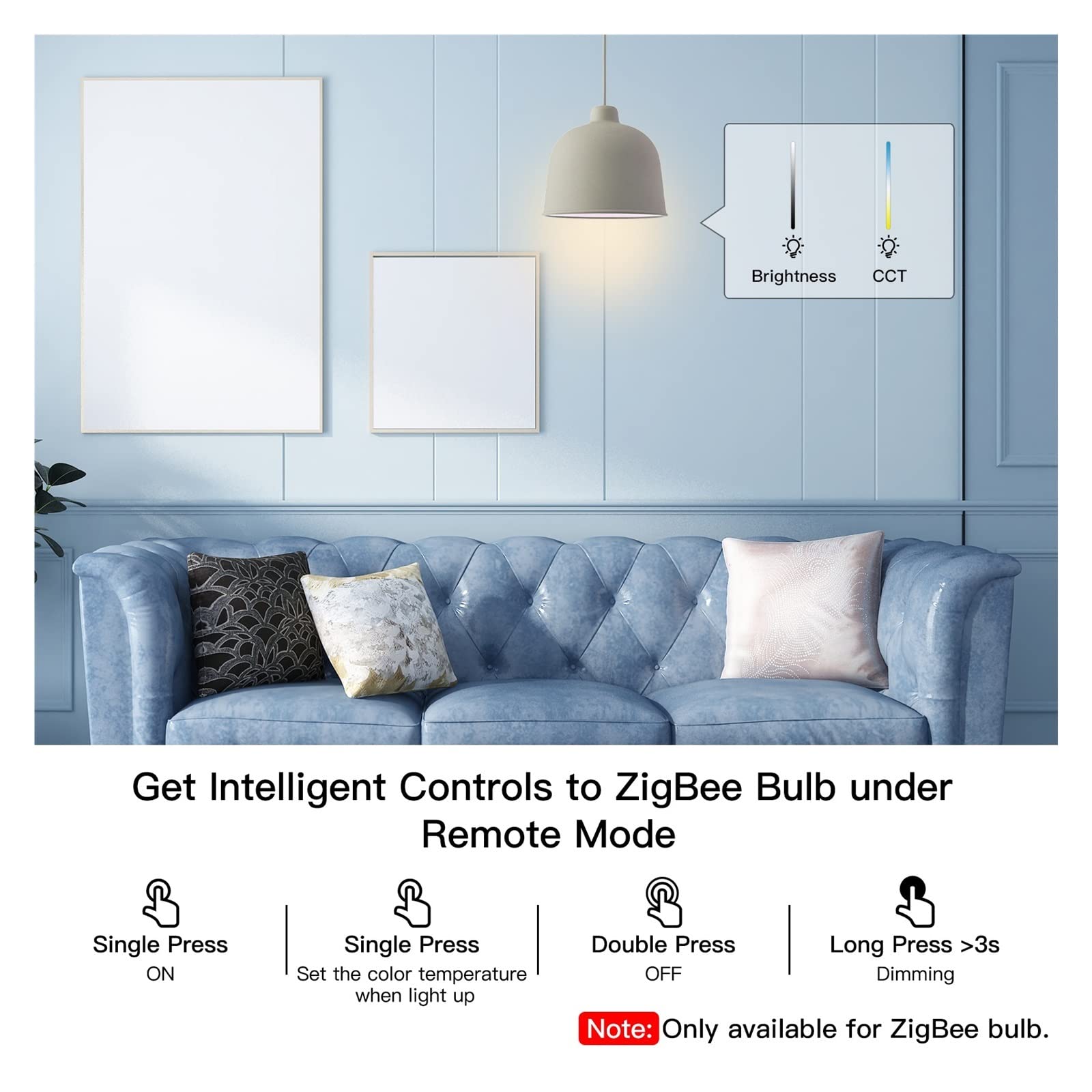 Interruttore Intelligente, Tuya ZigBee Smart Key Switch Telecomando Wireless Key Controller Collegamento Multi-Scena Smart Switch Automazione alimentata a Batteria,Smart Switch WiFi(4 PCS)