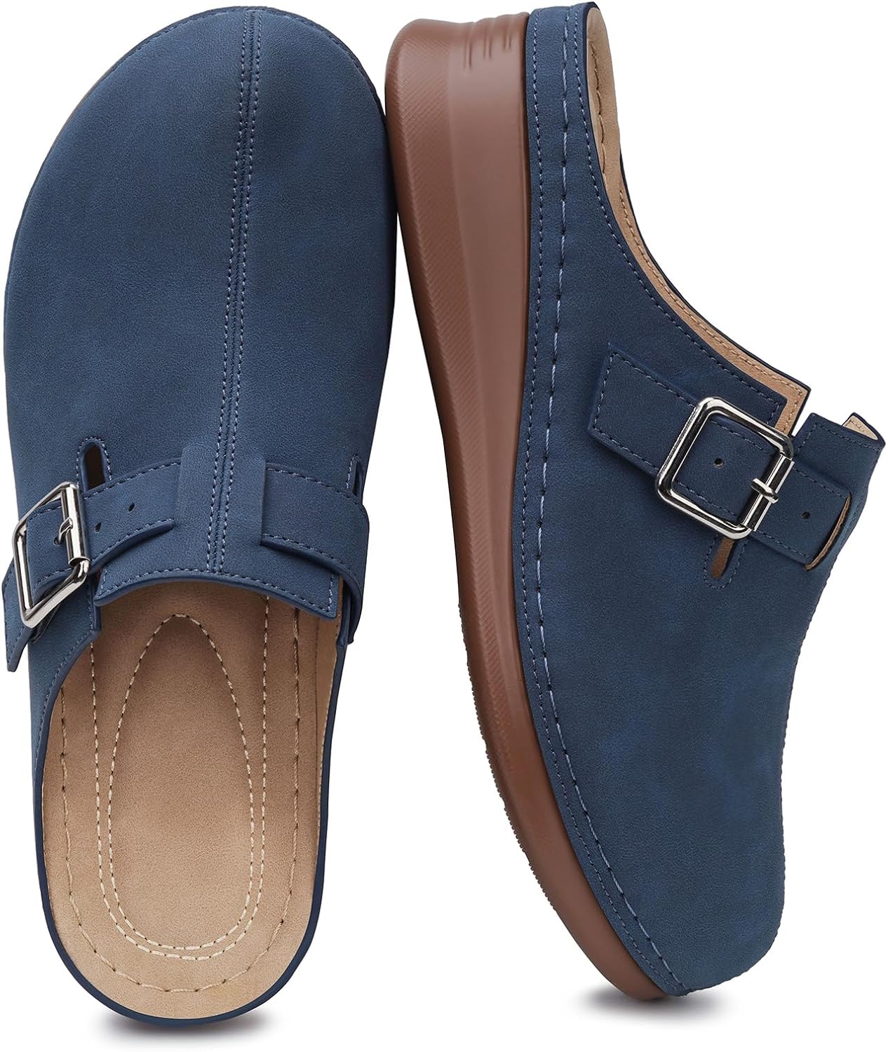 Clogs for Women Mules Closed Toe Sandals Comfortable