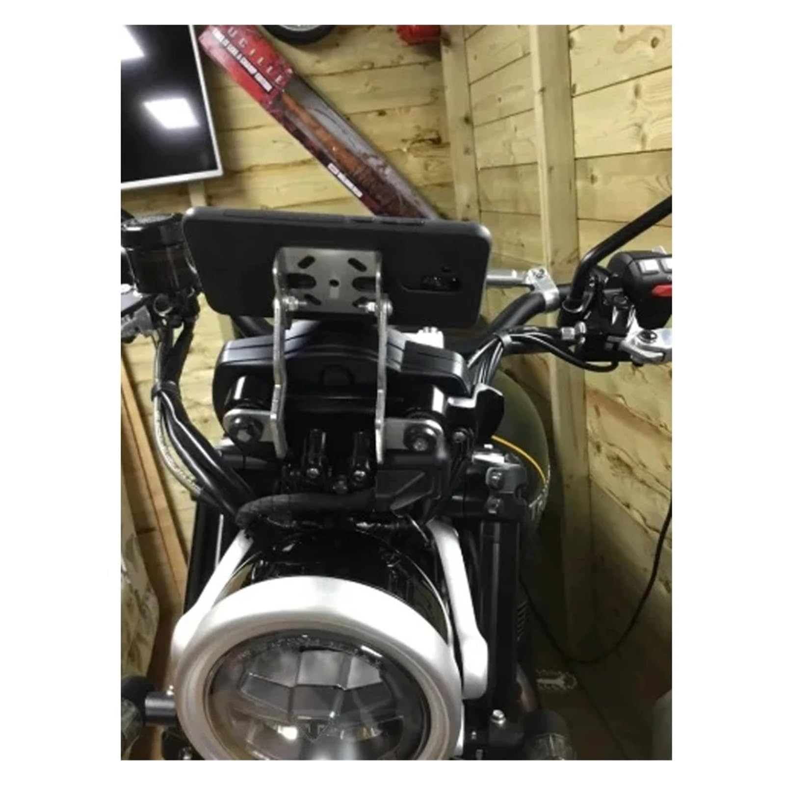 Supporto per Bicicletta Supporto Di Navigazione In Alluminio Per Moto, Supporto GPS Per Telefono Per Scrambler 1200 XE Per Accessori Per Scrambler 1200 XC(2)