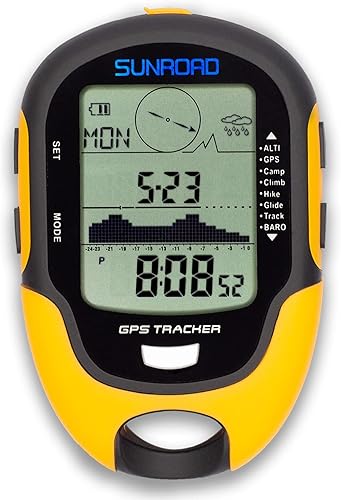 Altimeter GPS digital impermeable al aire libre altitud pre-advertencia recordatorio brújula cronómetro deportes - Barómetro tiempo forcast