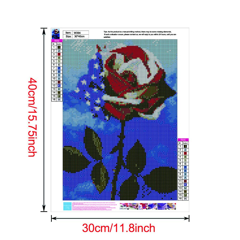 WOWDECOR Kit Diamond Painting 5D Per Bambini, Quadro Mosaico Con Unicorno E Farfalle, Tela 30x40 Cm